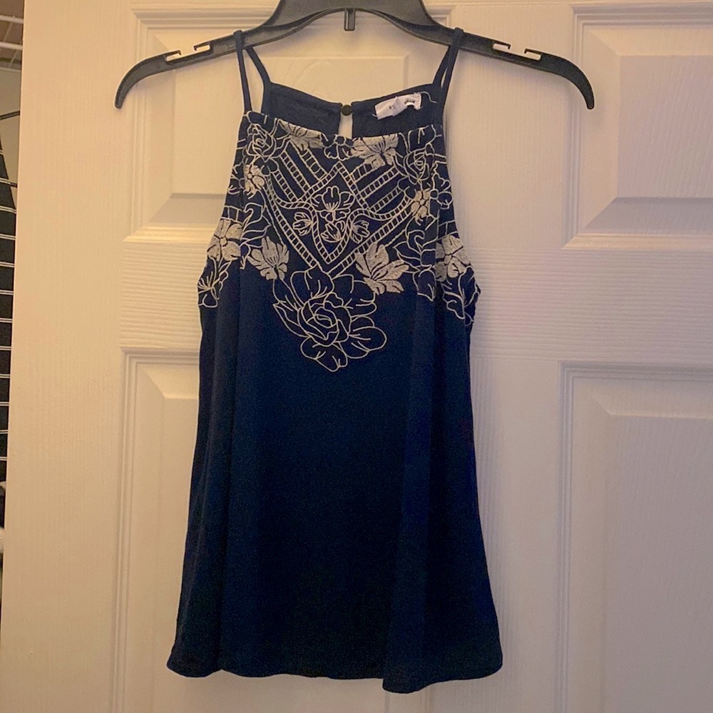 Dark blue tank